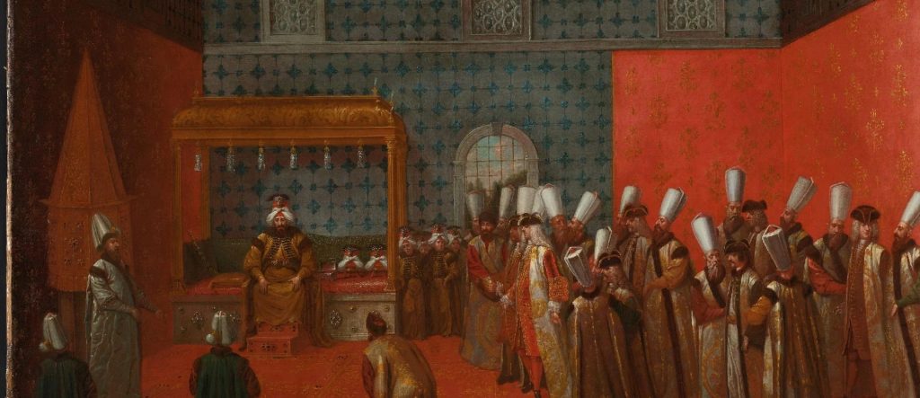 The magnificent Audience Chamber at Topkapi Palace, the official throne room and center of imperial statecraft.