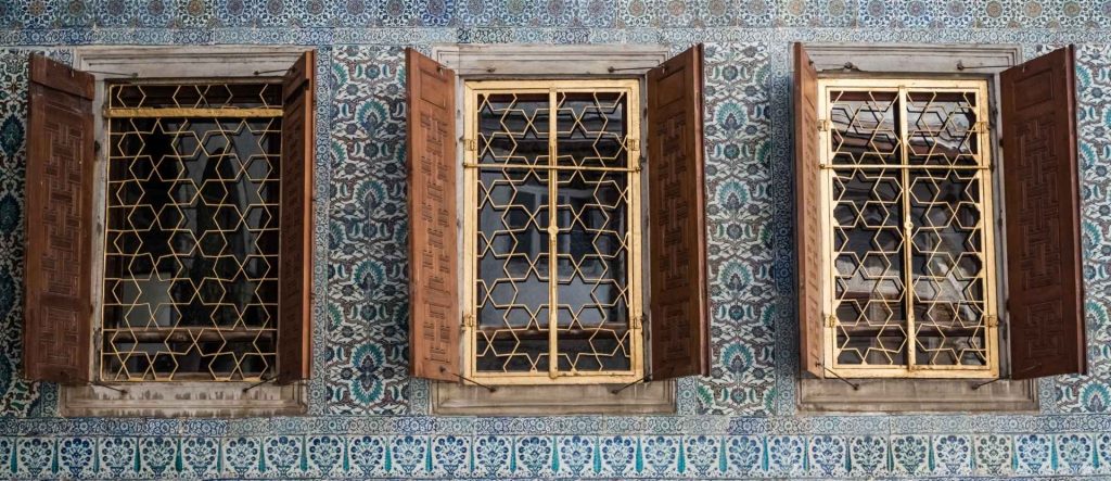 Twin Pavilions windows.