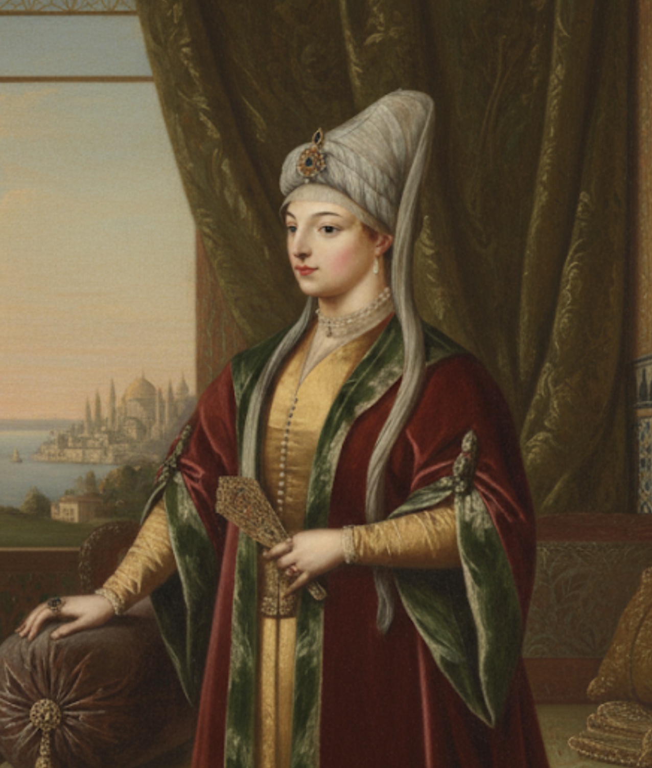 Re-illustration of Safiye Sultan's portrait